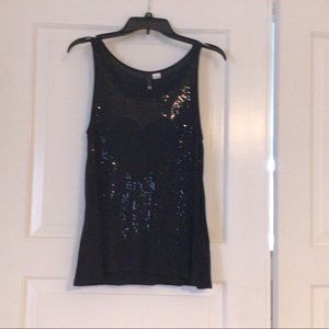 Sparkly Black Top